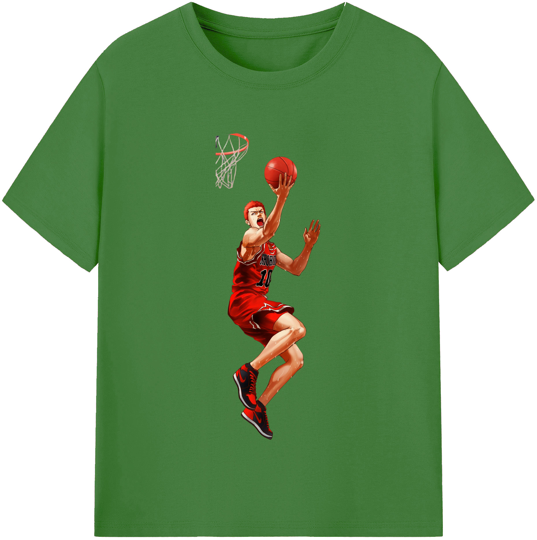 （画像用） SLAM DUNK／スラムダンク レディースカジュアルプリントTシャツ（綿100％）